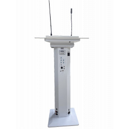 SVS Audiotechnik LR-150 White Мобильная трибуна со встроенным усилителем мощностью 100 Вт